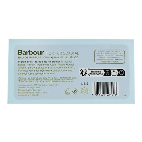 Barbour Coastal Eau De Parfum 100ml