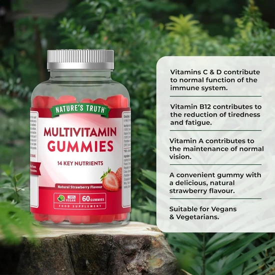 Nature's Truth Multivitamin Strawberry Gummies 60 Gummies
