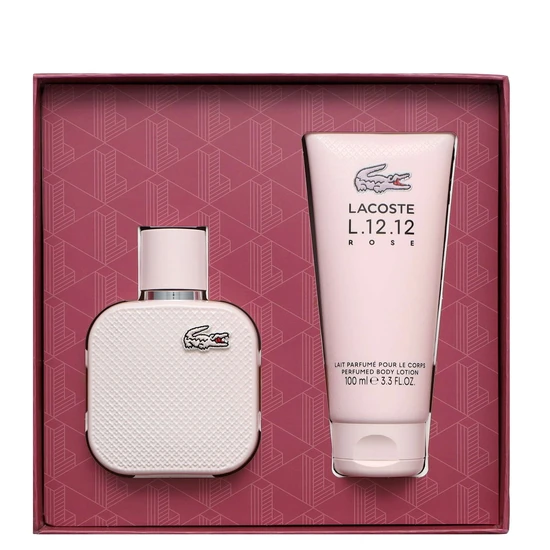Lacoste L.12.12 Rose Eau De Parfum Gift Set 50ml