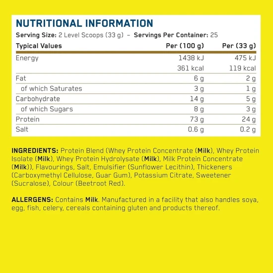 Applied Nutrition Critical Whey Banana Strawberry Smoothie 825g