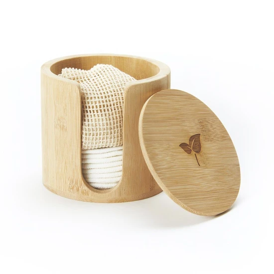 Stylpro Bamboo Barrel With 8 Reusable Bamboo Pads
