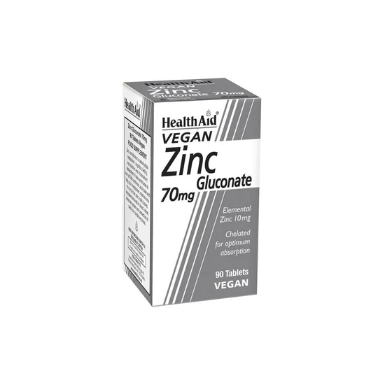 Health Aid Zinc Gluconate 70mg Tablets 90 Tablets
