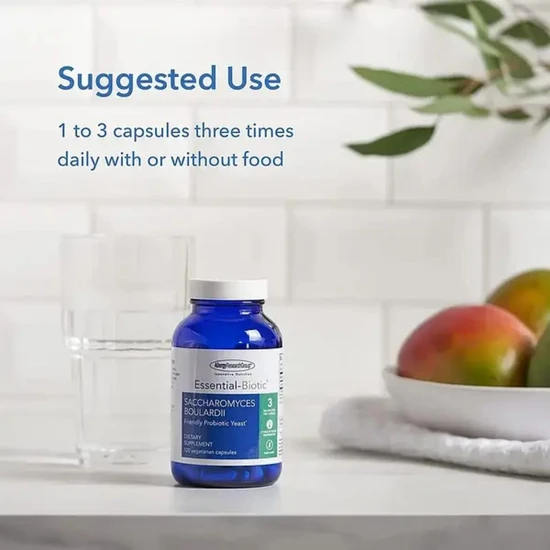 Allergy Research Group Essential-Biotic Saccharomyces Boulardii Capsules 120 Capsules