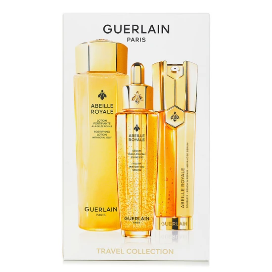 GUERLAIN Anti-Ageing Skin Care 3 Step Gift Set 150ml Lotion, 50ml Advanced Serum & 50ml Watery Oil