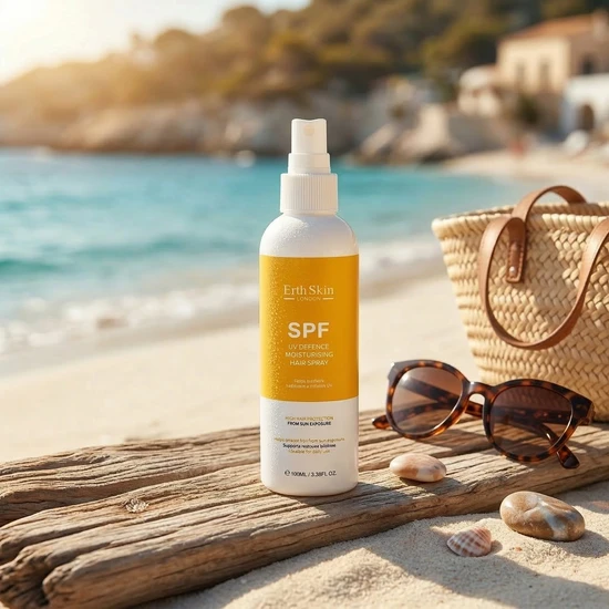 Erth Skin London SPF UV Defence Moisturising Hairspray 100ml