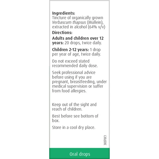 A.Vogel Mullein Respiratory Oral Drops 50ml