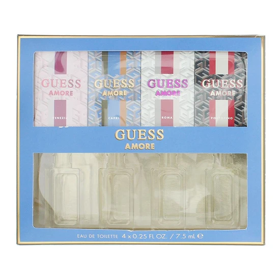 Guess Amore Miniature Gift Set Eau De Toilette 4x 7.5ml