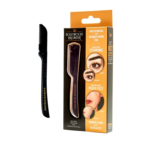 Hollywood Browzer Dermaplaner Single Browzer Black