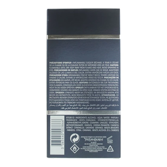 Yves Saint Laurent Kouros Eau De Toilette 100ml