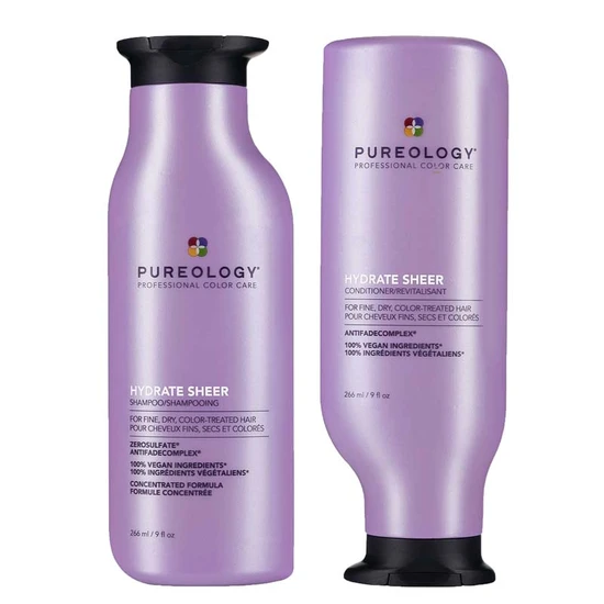 Pureology Hydrate Sheer Shampoo & Conditioner 266ml