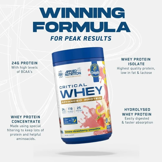 Applied Nutrition Critical Whey Banana Milkshake 825g