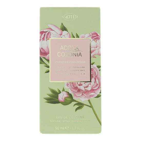 4711 Acqua Colonia Peony & Sandalwood Eau De Cologne 50ml