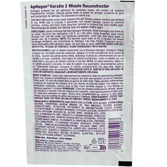 ApHogee Keratin 2 Minute Reconstructor 20.7ml