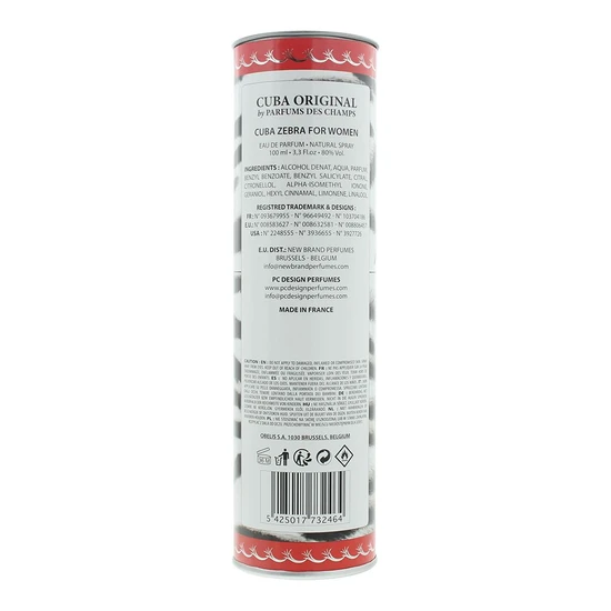 Cuba Jungle Zebra Eau De Parfum 100ml