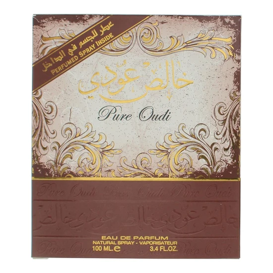 Lattafa Pure Oudi Eau De Parfum 100ml + Deodorant Spray 50ml Gift Set 100ml