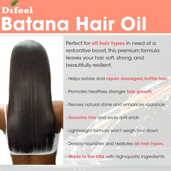 Difeel Batana Premium Hair Oil 237ml