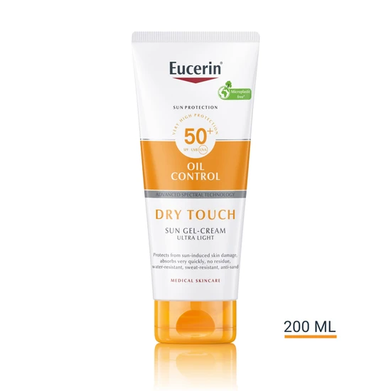 Eucerin Oil Control Dry Touch Sun Gel-Cream SPF 50+ Sunscreen 200ml