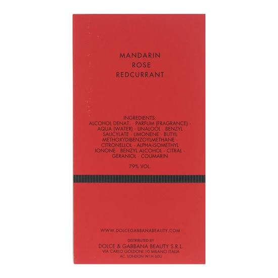 Dolce & Gabbana Rose Eau De Toilette 50ml