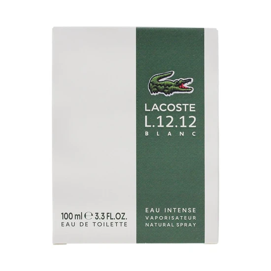 Lacoste L.12.12 Blanc Eau Intense Eau De Toilette 100ml