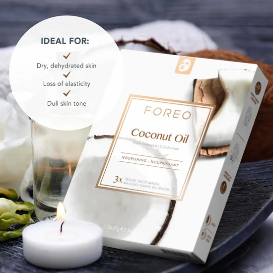 FOREO Farm To Face Sheet Mask Coconut Oil x3