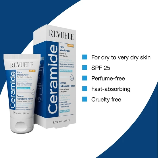 Revuele Ceramide SPF 25 Face Moisturiser 50ml