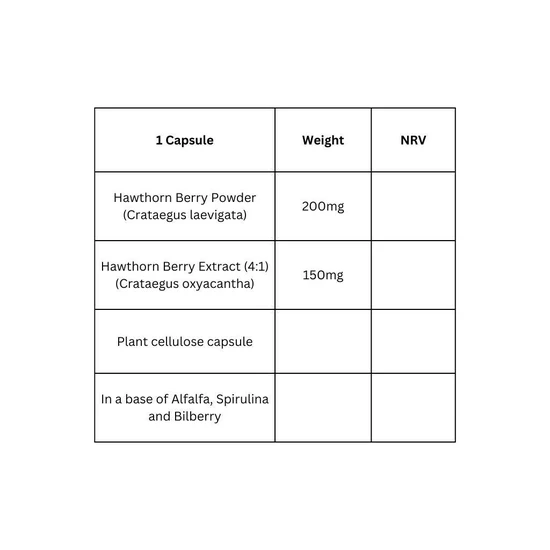 Viridian Hawthorn Berry Veg Capsules 60 Capsules