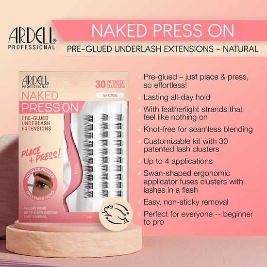 Ardell Naked Press-Ons Underlash Extensions Natural