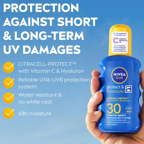 Nivea Protect & Moisture SPF 30 Spray 200ml