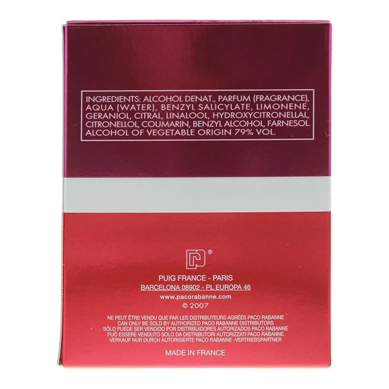Paco Rabanne Ultrared Eau De Toilette 80ml