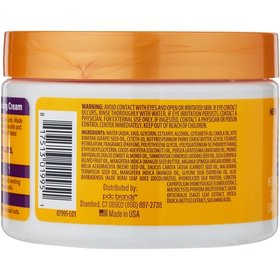 Cantu Grapeseed Strengthening Curling Cream 340g