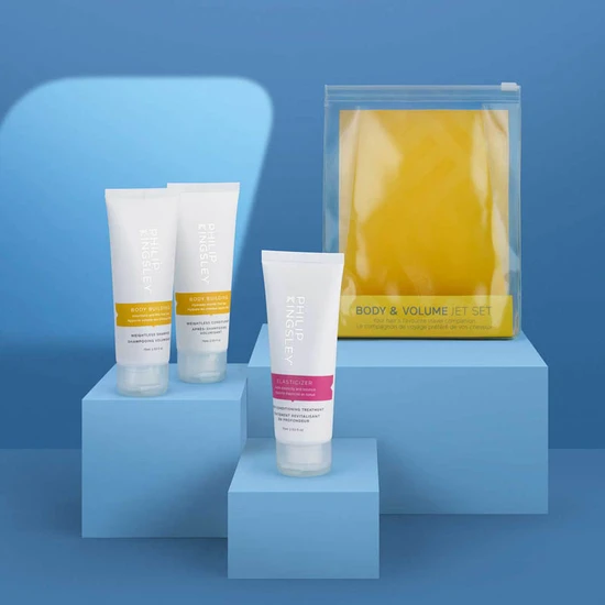 Philip Kingsley Body & Volume Jet Set Body Building Shampoo + Conditioner + Elasticizer