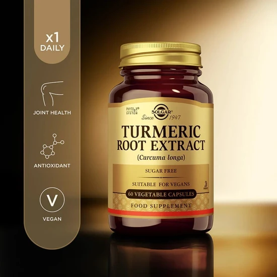 Solgar Turmeric Root Extract Vegicaps 60 Vegicaps