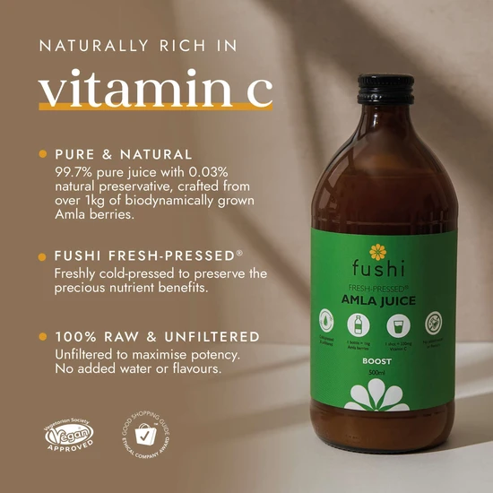 Fushi Natural Cold-Pressed Juices Amla Juice 500ml