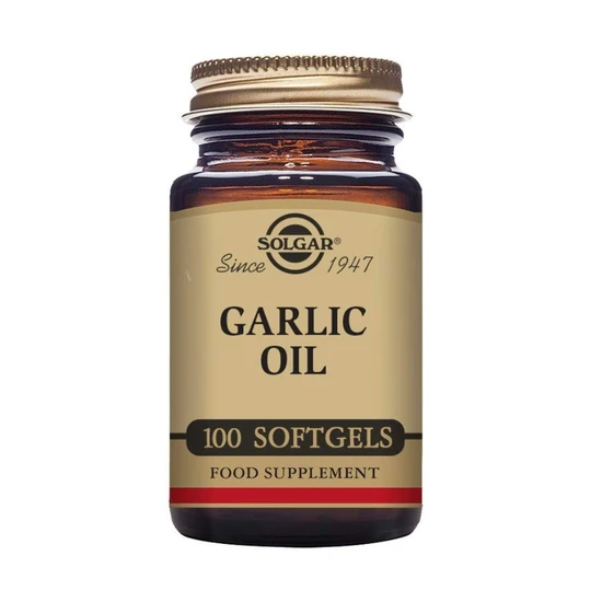 Solgar Garlic Oil Reduced Odour Softgels 100 Softgels