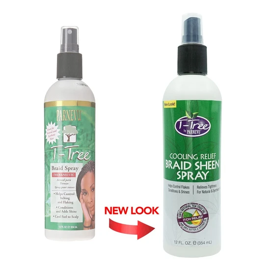 Parnevu T Tree Cooling Relief Braid Sheen Spray 354ml
