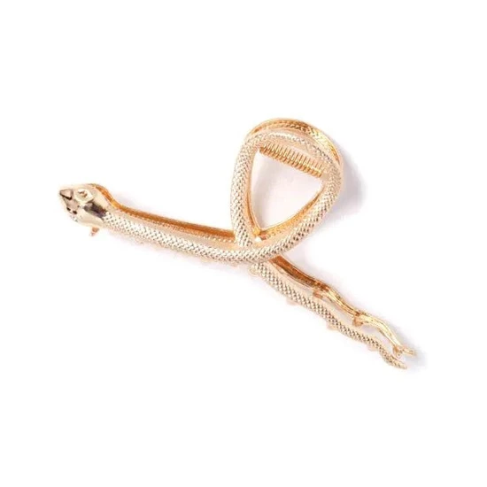 Molly And Rose Metal Snake Design Clamp