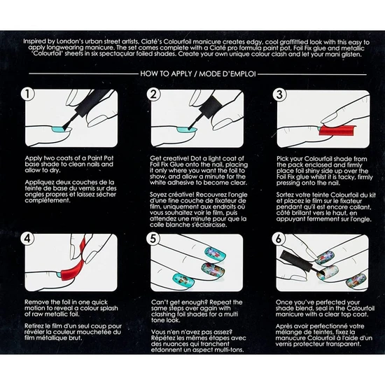 Ciaté London Colourfoil Woderland & Carnival Nail Duo Gift Set 12 Pieces