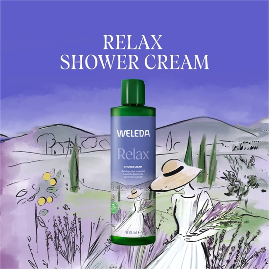 Weleda Relax Lavender Creamy Body Wash 400ml