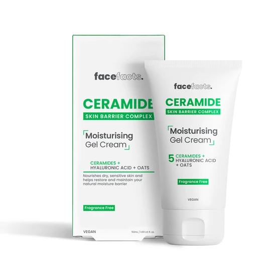 Face Facts Ceramide Skin Barrier Complex Moisturising Gel Cream 50ml