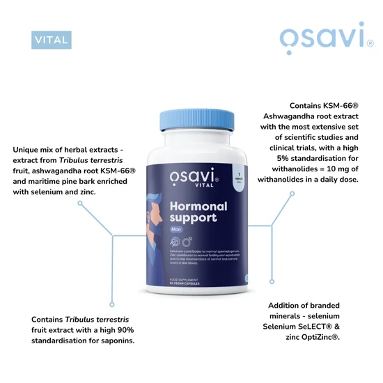 Osavi Hormonal Support Man Capsules 30 Capsules