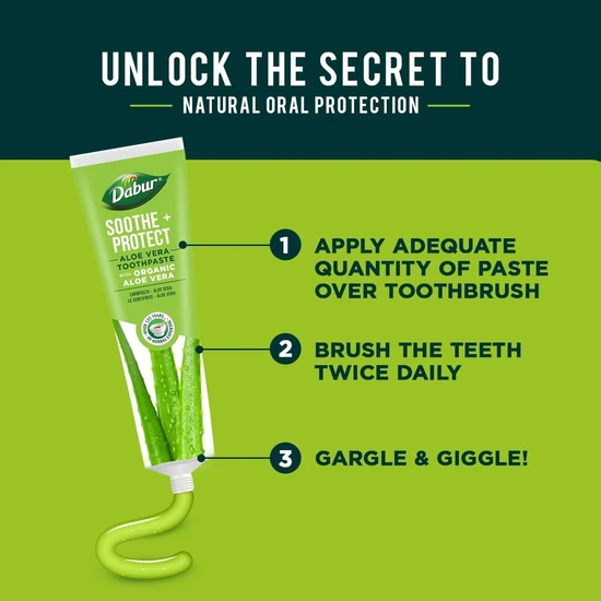 Dabur Soothe Protect Aloe Vera Toothpaste 100ml