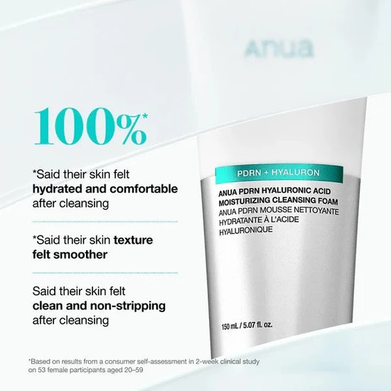 ANUA PDRN Hyaluronic Acid Moisturising Cleansing Foam 150ml