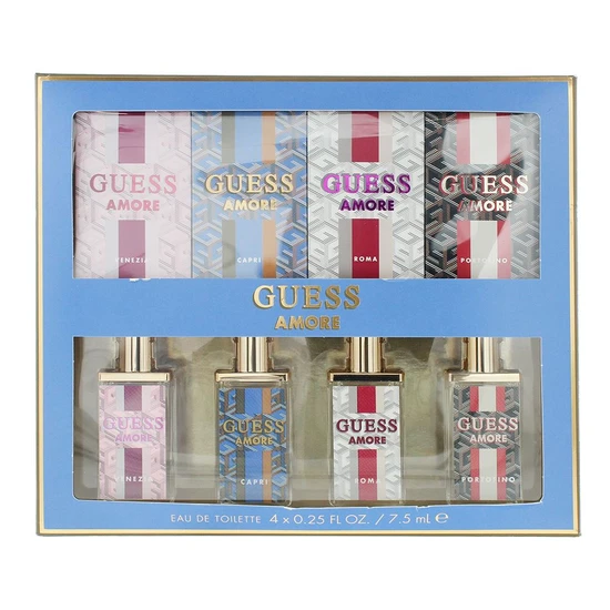 Guess Amore Miniature Gift Set Eau De Toilette 4x 7.5ml