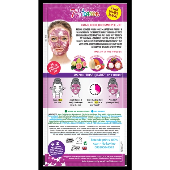 Montagne Jeunesse StarDust Cosmic Rose Quartz Peel Off Mask 10ml