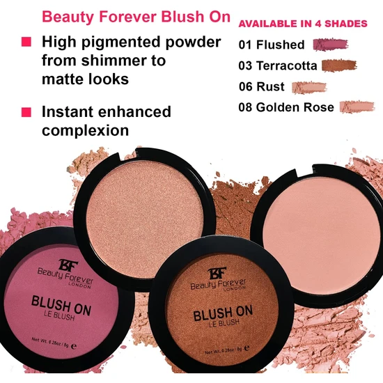 beauty forever BF Blush On 03 Terracotta 4.5 g