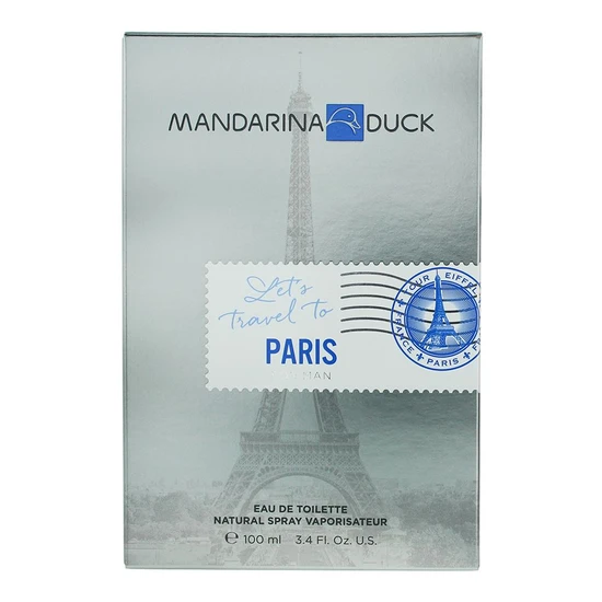 Mandarina Duck Let's Travel To Paris Eau De Toilette 100ml
