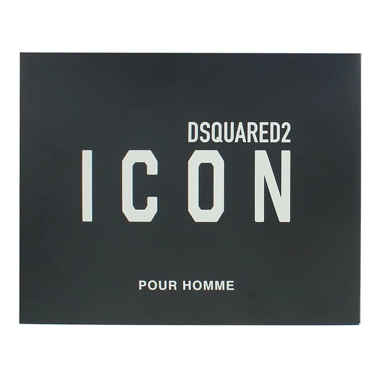 Dsquared2 Icon Pour Homme Eau De Parfum 100ml, Shower Gel 100ml + Aftershave Balm 100ml Gift Set 100ml