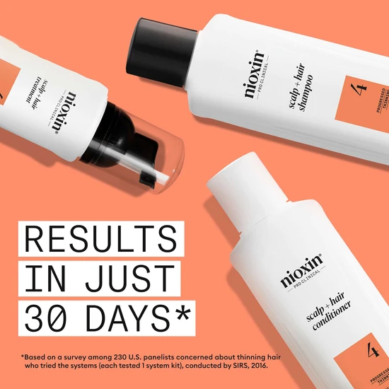 Nioxin System 4 Trial Kit Shampoo 150ml + Conditioner 150ml + Scalp & Hair Treatment 40ml