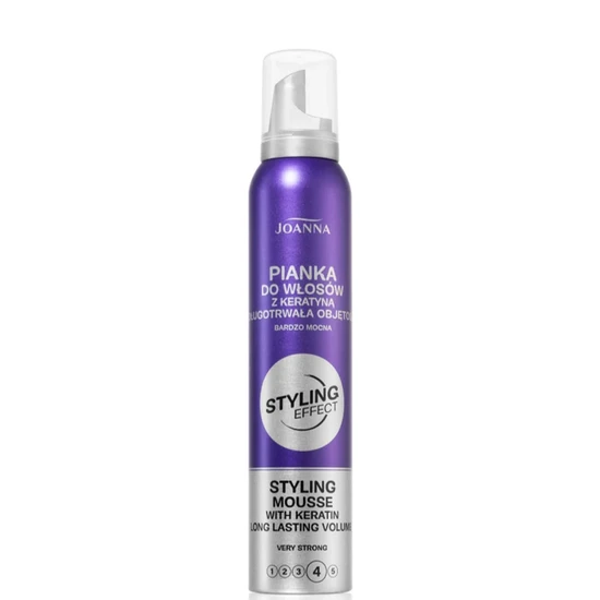 Joanna Styling Effect Long Lasting Very Strong Keratin Mousse 150ml