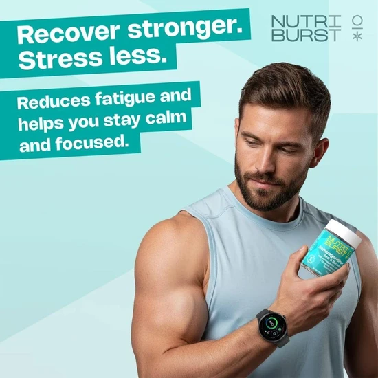 Nutriburst Ashwagandha+ Calm & Recover Gummies 14 Gummies